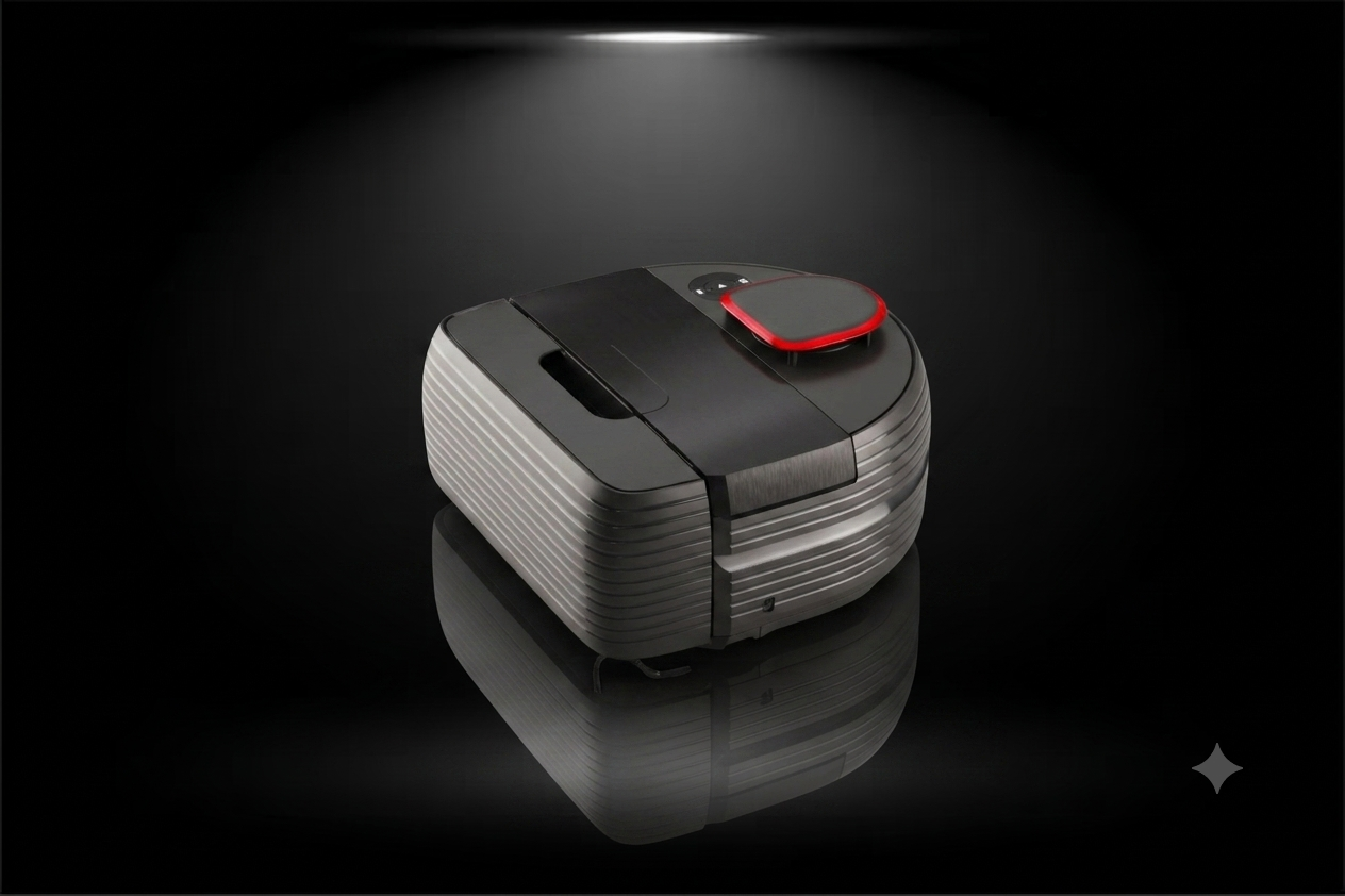 Mini robot aspirador Nexaro compacto, sin cámaras, para trabajar en flota